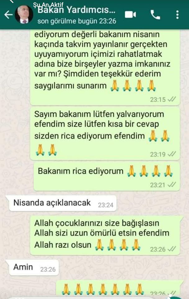 MEB Bakan Yardımcısı Mustafa Safran : Öğretmen Ataması takvimi Nisan ayında açıklanacak.