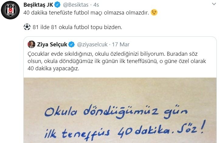 Bakan Ziya Selçuk&#39;un Verdiği Söz Sosyal Medyanın En Çok Konuşulan Konusu Oldu