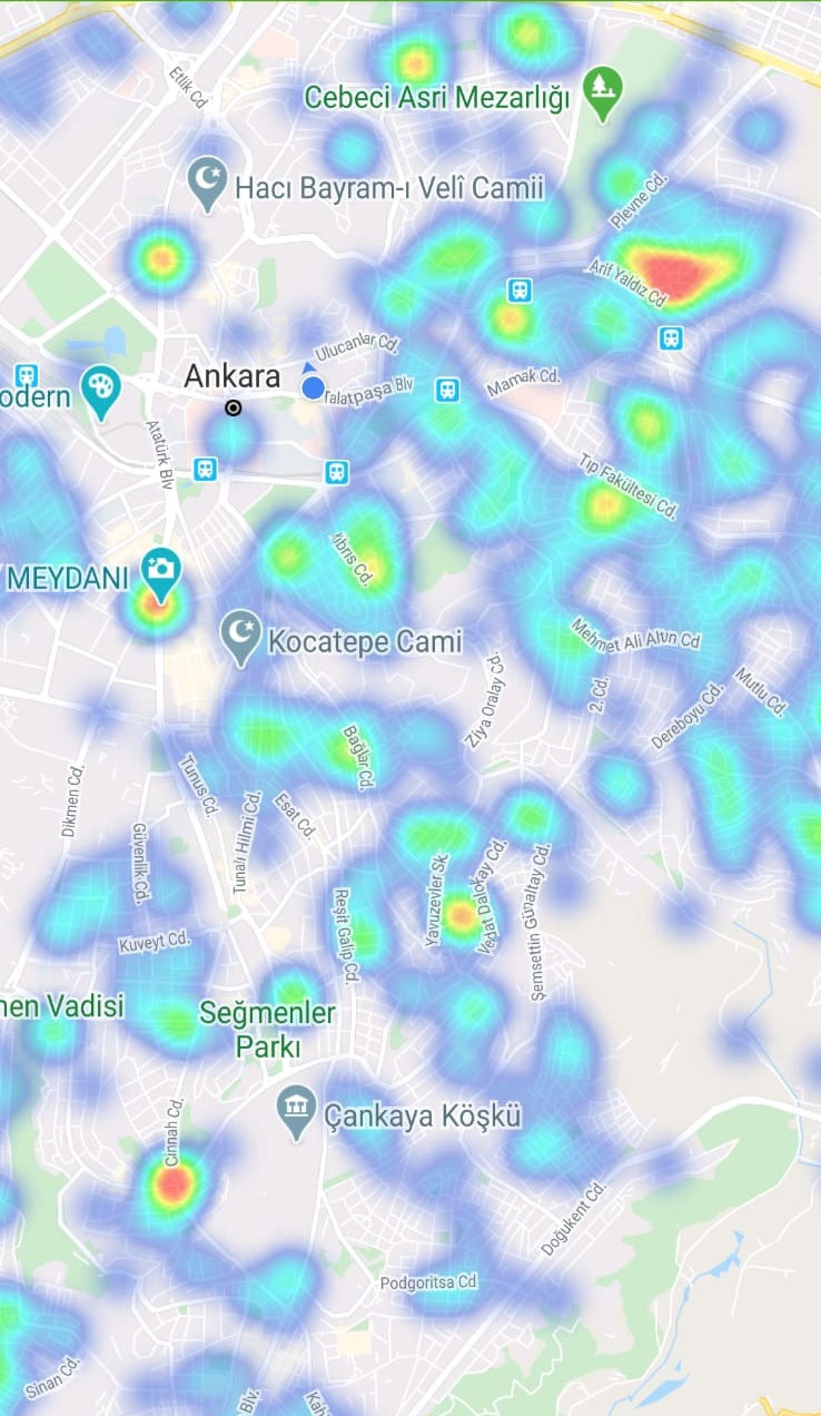 Mahalle Mahalle koronavirüs risk haritası yayımlandı