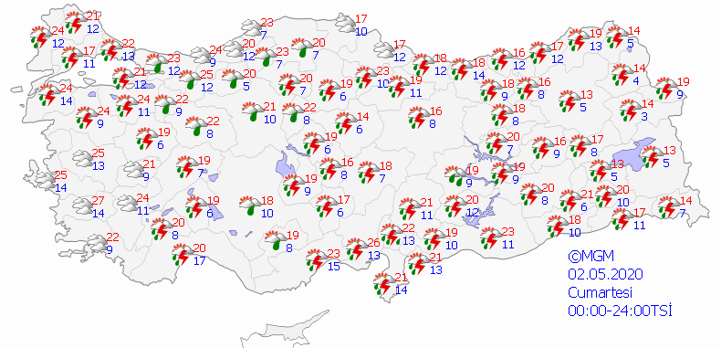 Bir hafta yoğun yağış etkili olacak...Meteoroloji uyardı...