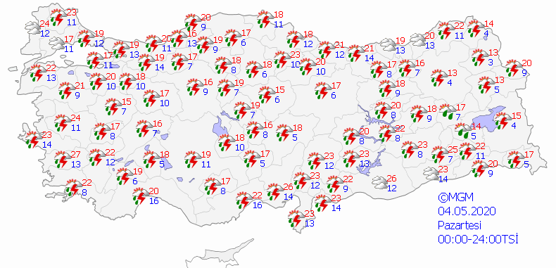 Bir hafta yoğun yağış etkili olacak...Meteoroloji uyardı...