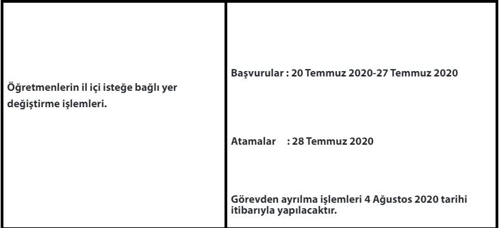 Öğretmenlerin il içi atama başvuruları ne zaman? İşte il içi yer değiştirme takvimi...