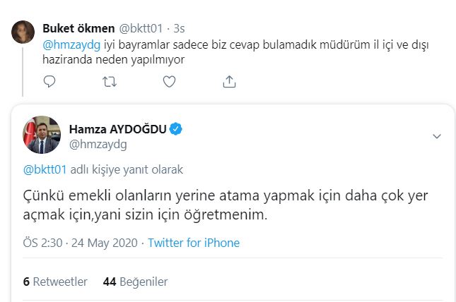 Öğretmenlerin 2020 Yılı Atama ve Yer Değiştirme Takvimi