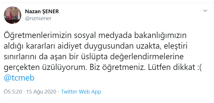 İl Milli Eğitim Müdürü: Eleştiri Sınırını Aşan Öğretmenler Bizi Üzüyor