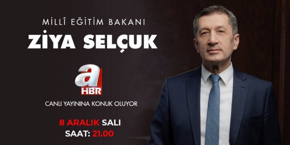 Bakan Ziya Selçuk, Canlı Yayında Açıklamalarda Bulunacak